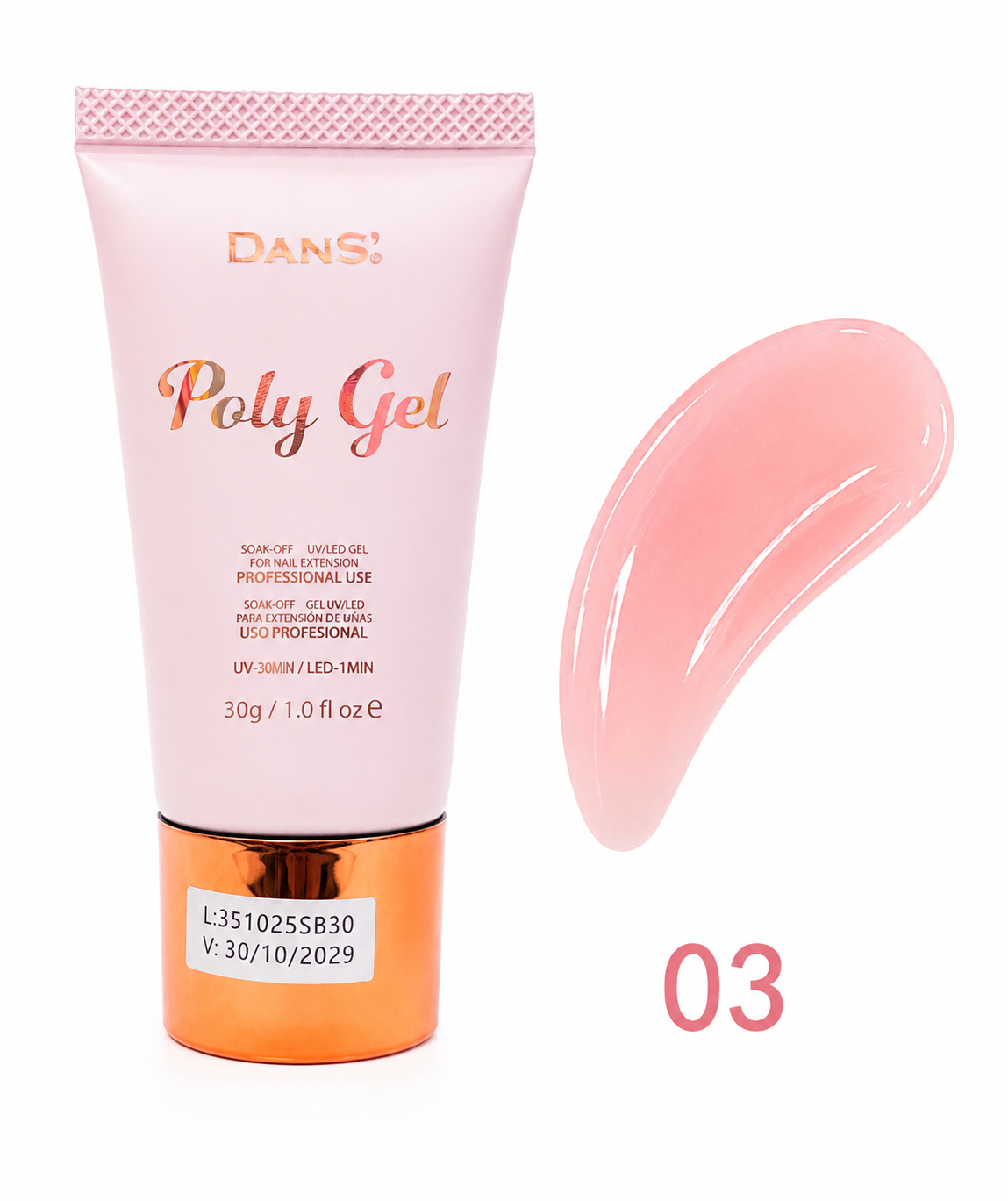 Poly Gel Dans Tono 03 (30 g)