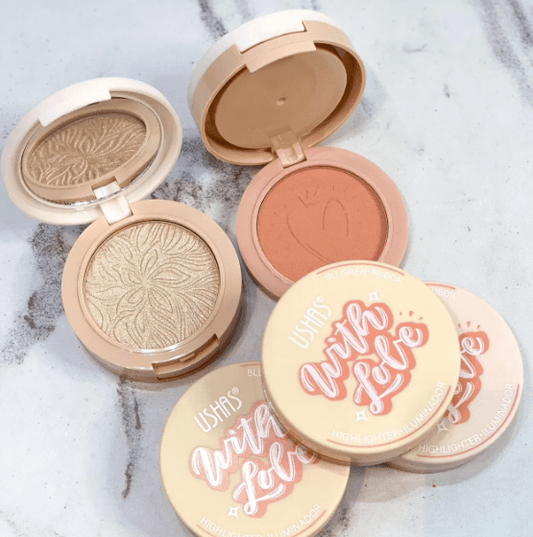 Kit de iluminador + Rubor con espejo