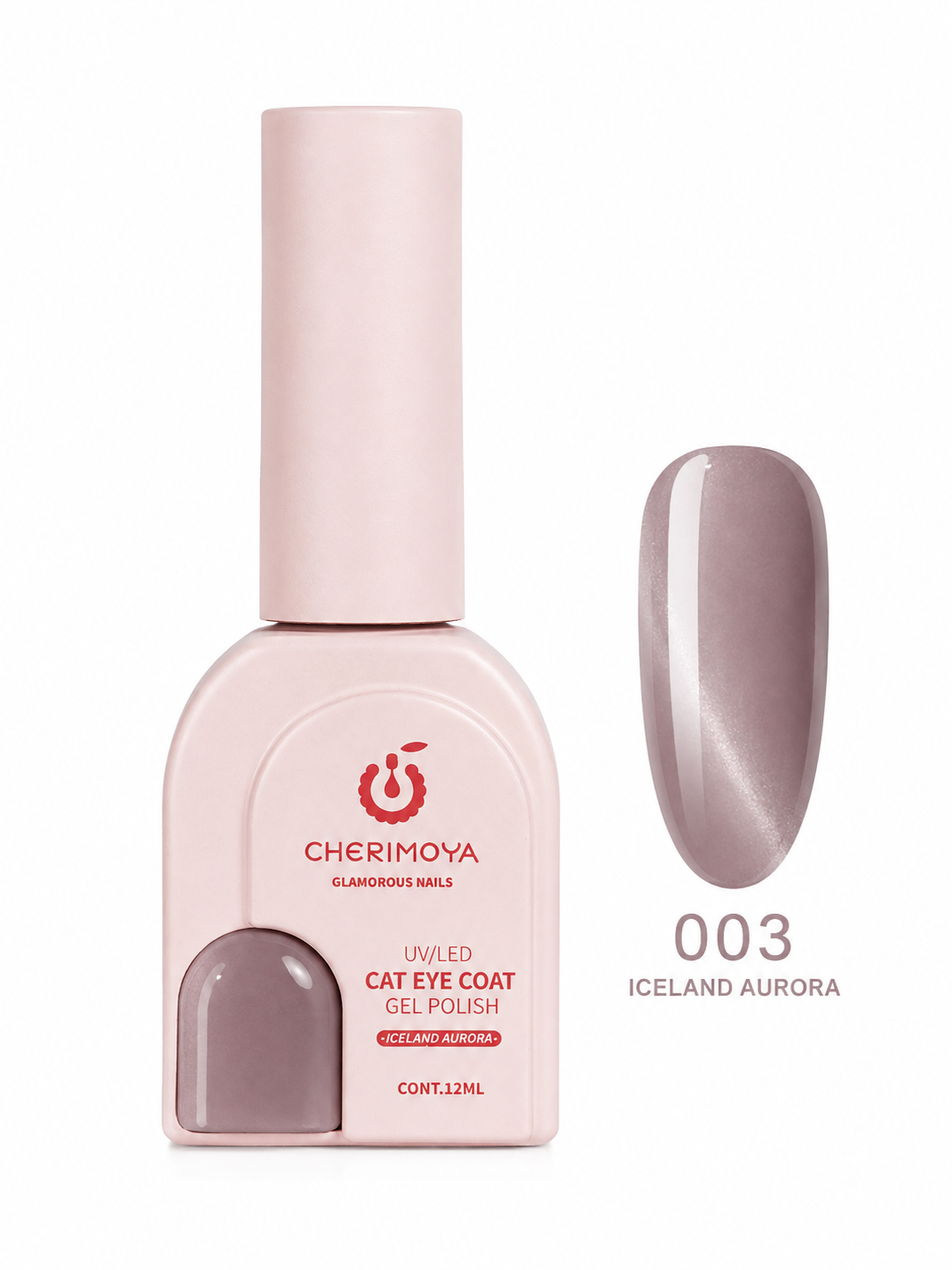 Cherimoya Cat Eye Coat Gel Polish 003 Iceland Aurora 12 ml