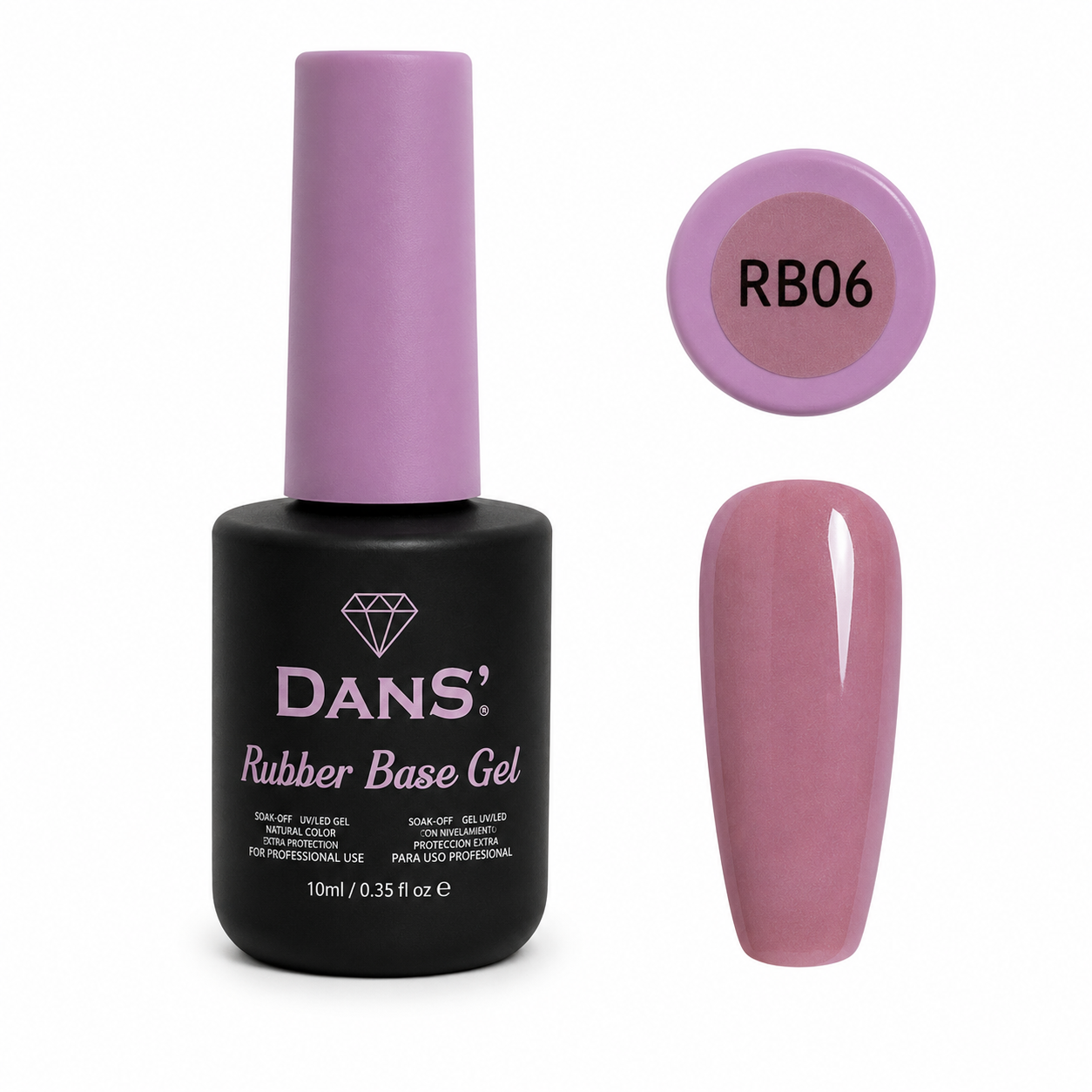 Rubber Base Gel DANS' RB06 – Base Rubber Color