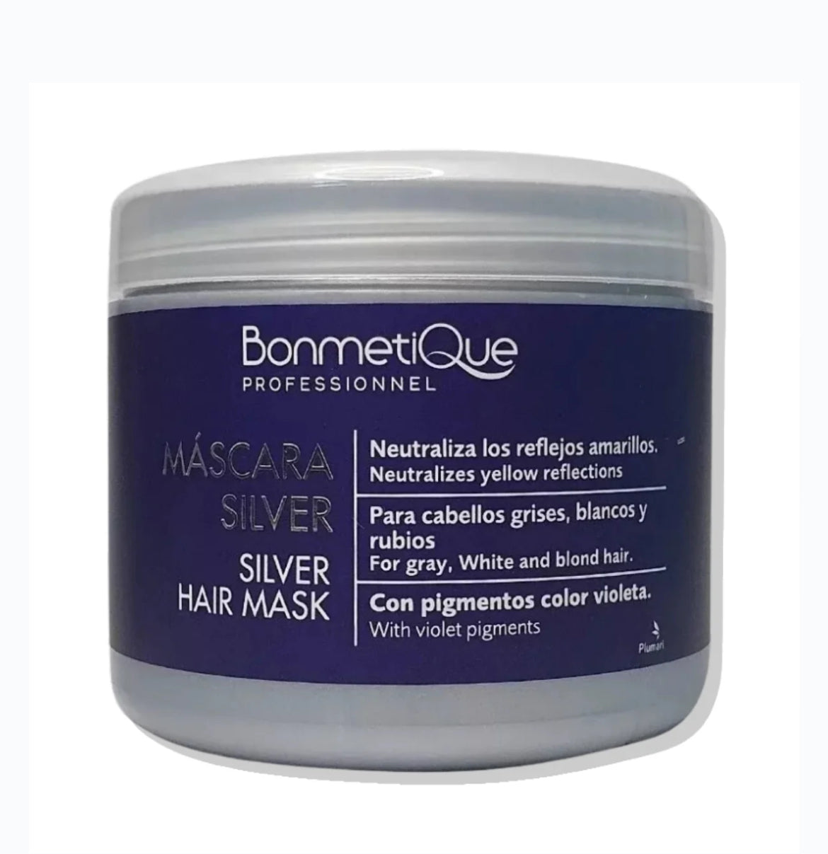 Máscara Silver Cabellos Grises o Rubios Bonmetique