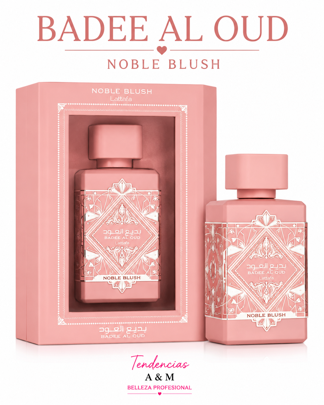 lattafa badee al oud noble blush 100ml