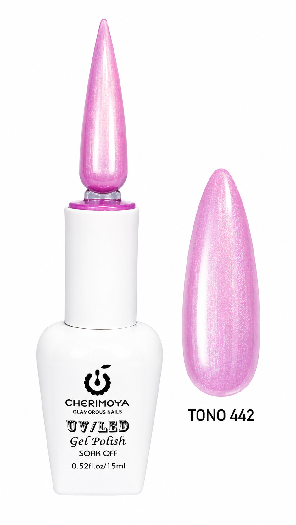 Esmalte Permanente Cherimoya UV/LED Gel Polish Tono 442 – 15 ml