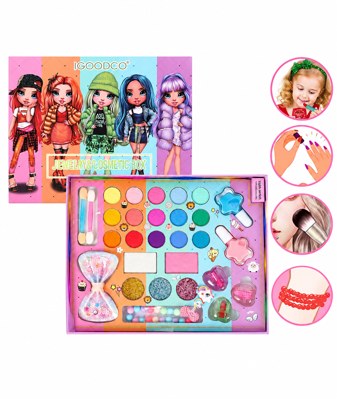 Set de Maquillaje Infantil Fashion Girls