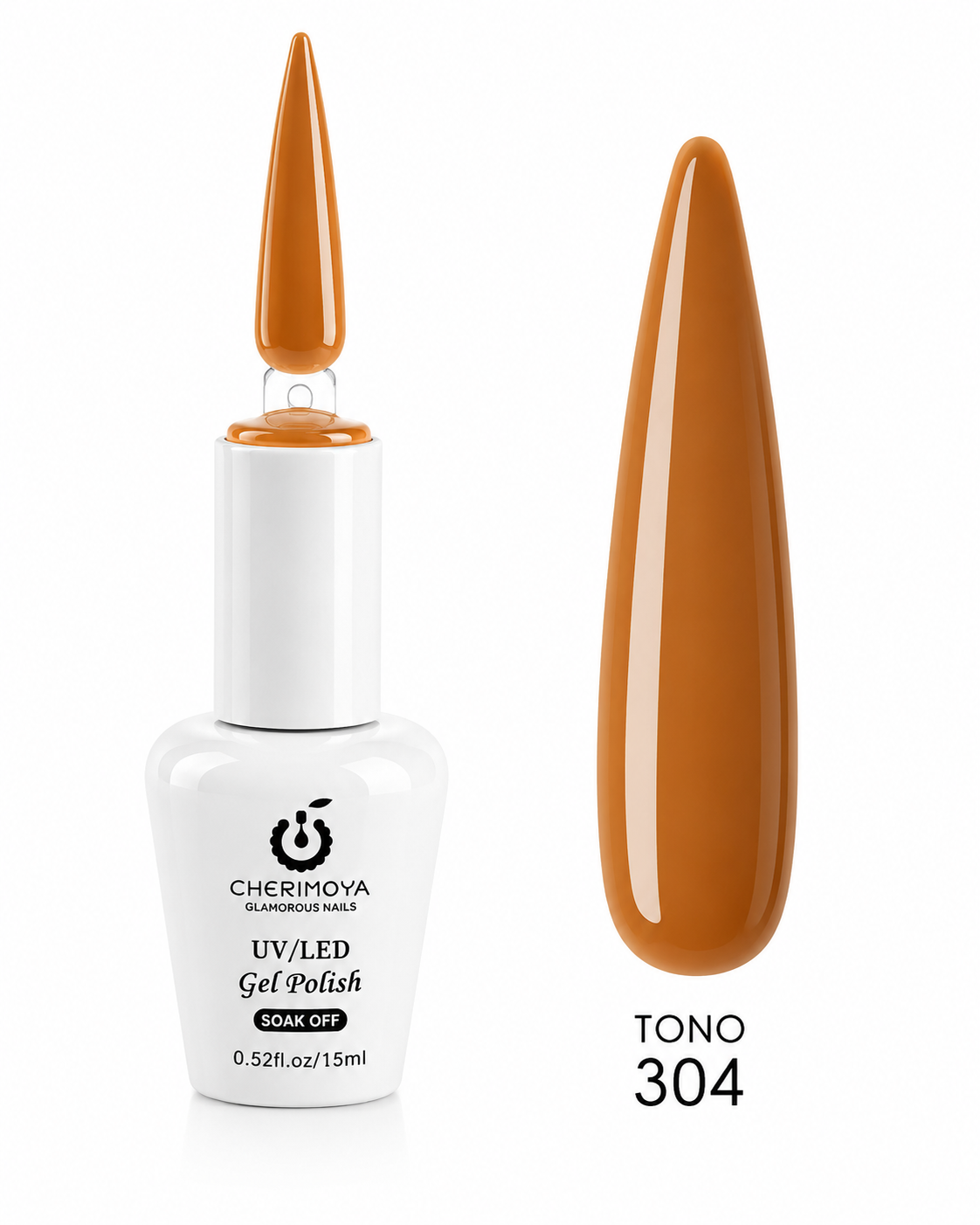 Esmalte Permanente Cherimoya UV/LED Gel Polish Tono 304 – 15 ml