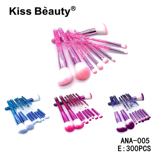 SET DE BROCHA DE MAQUILLAJE DE 9 PIEZAS