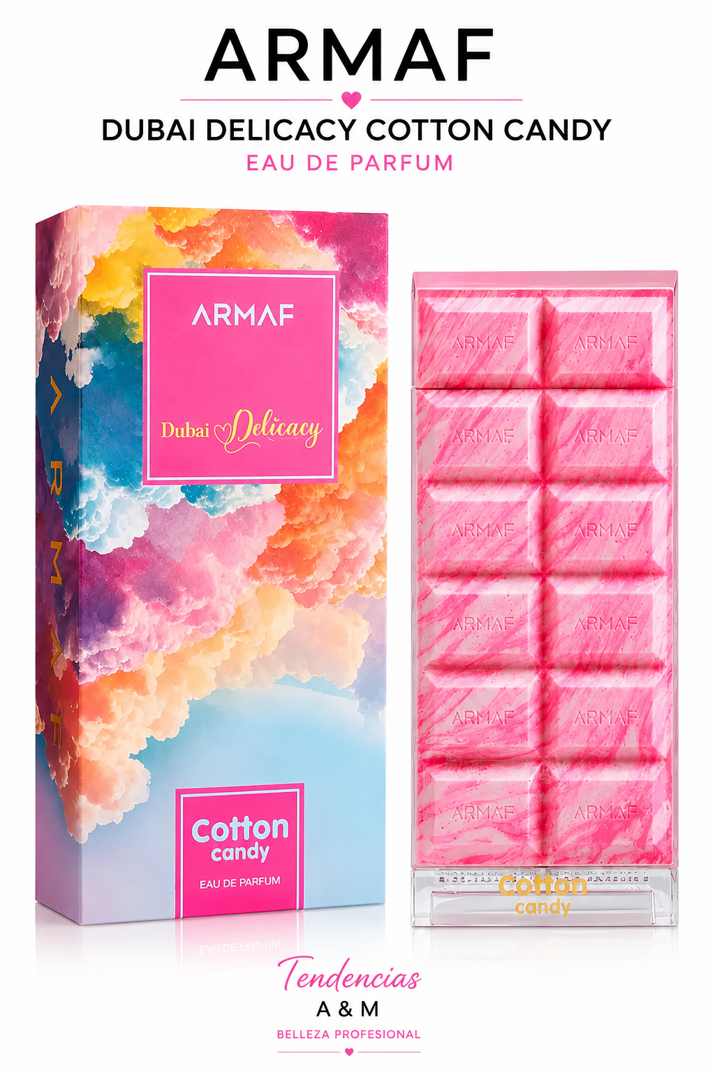 ARMAF Dubai Delicacy Cotton Candy Eau de Parfum 70ML ORIGINAL