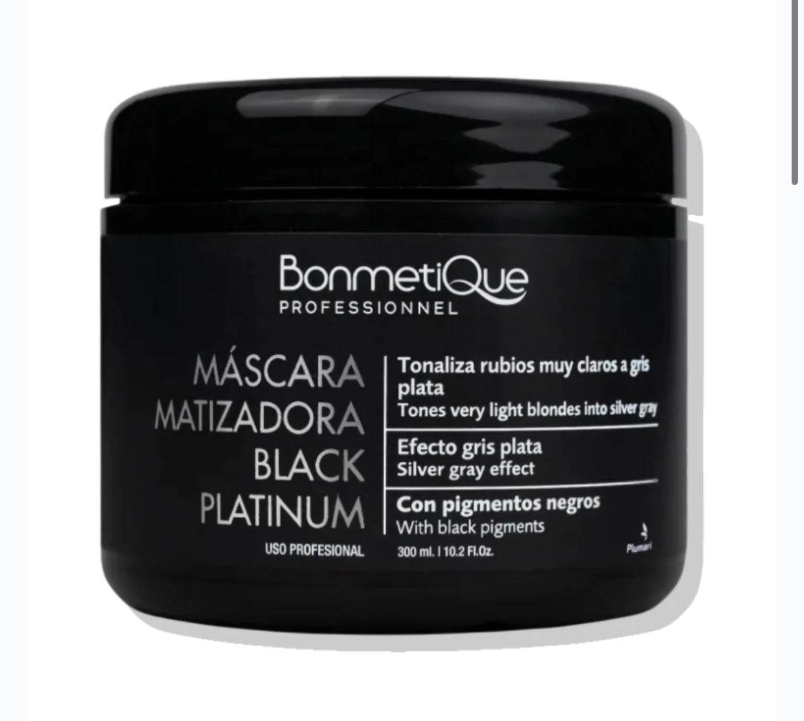 Máscara Matizadora Black Platinum Bonmetique