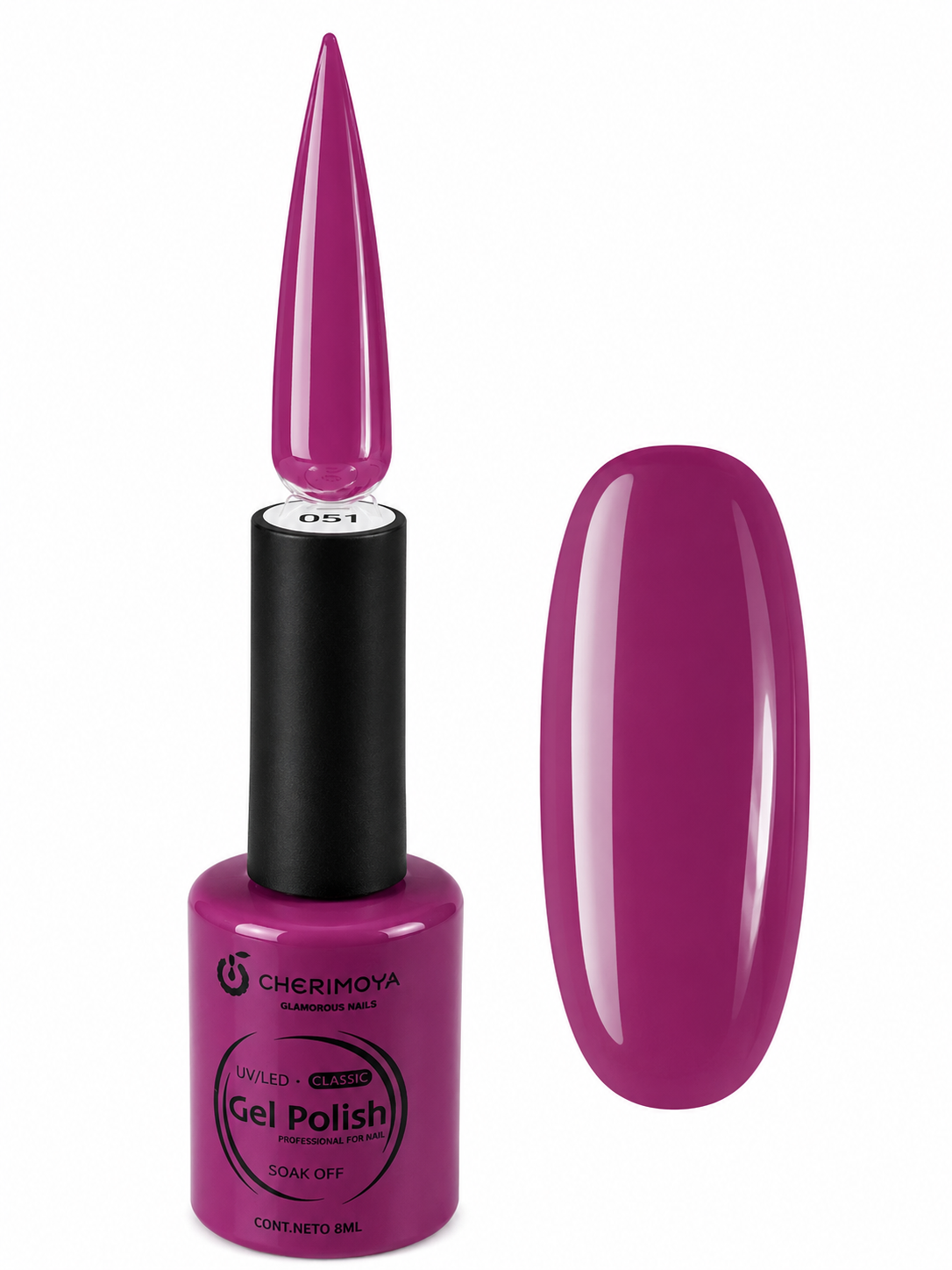 Esmalte Permanente Cherimoya Gel Polish UV/LED Tono 051