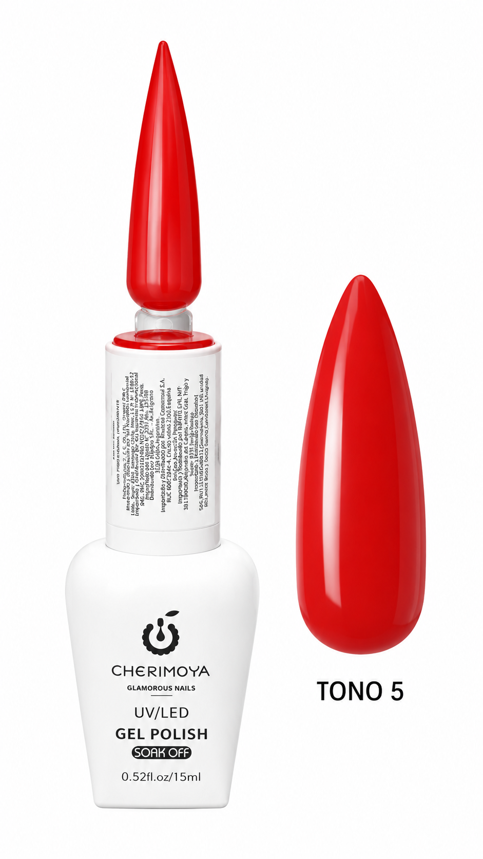 Esmalte Permanente Cherimoya UV/LED Gel Polish Tono 5 – 15 ml