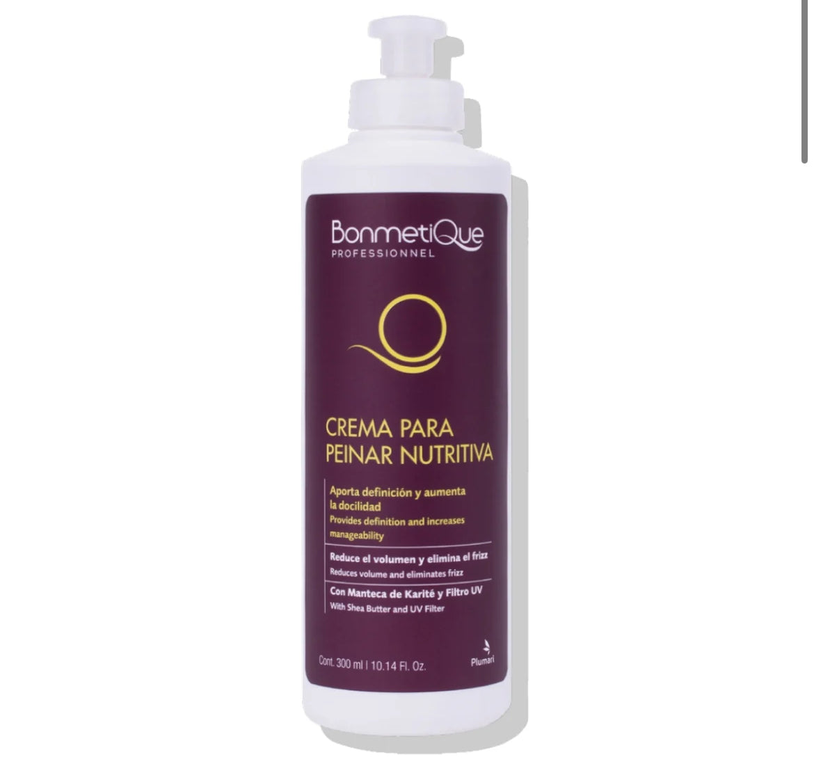 Crema De Peinar Antifrizz Karité Filtro Uv 300ml Bonmetique