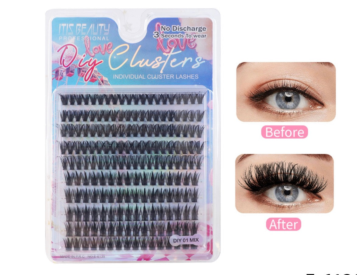 Pestañas DIY Love Clusters Mix Itis Beauty Professional