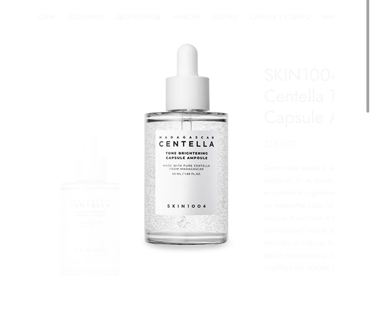 Ampolla SKIN1004 - Madagascar Centella Tone Brightening Capsule Ampoule 50ml