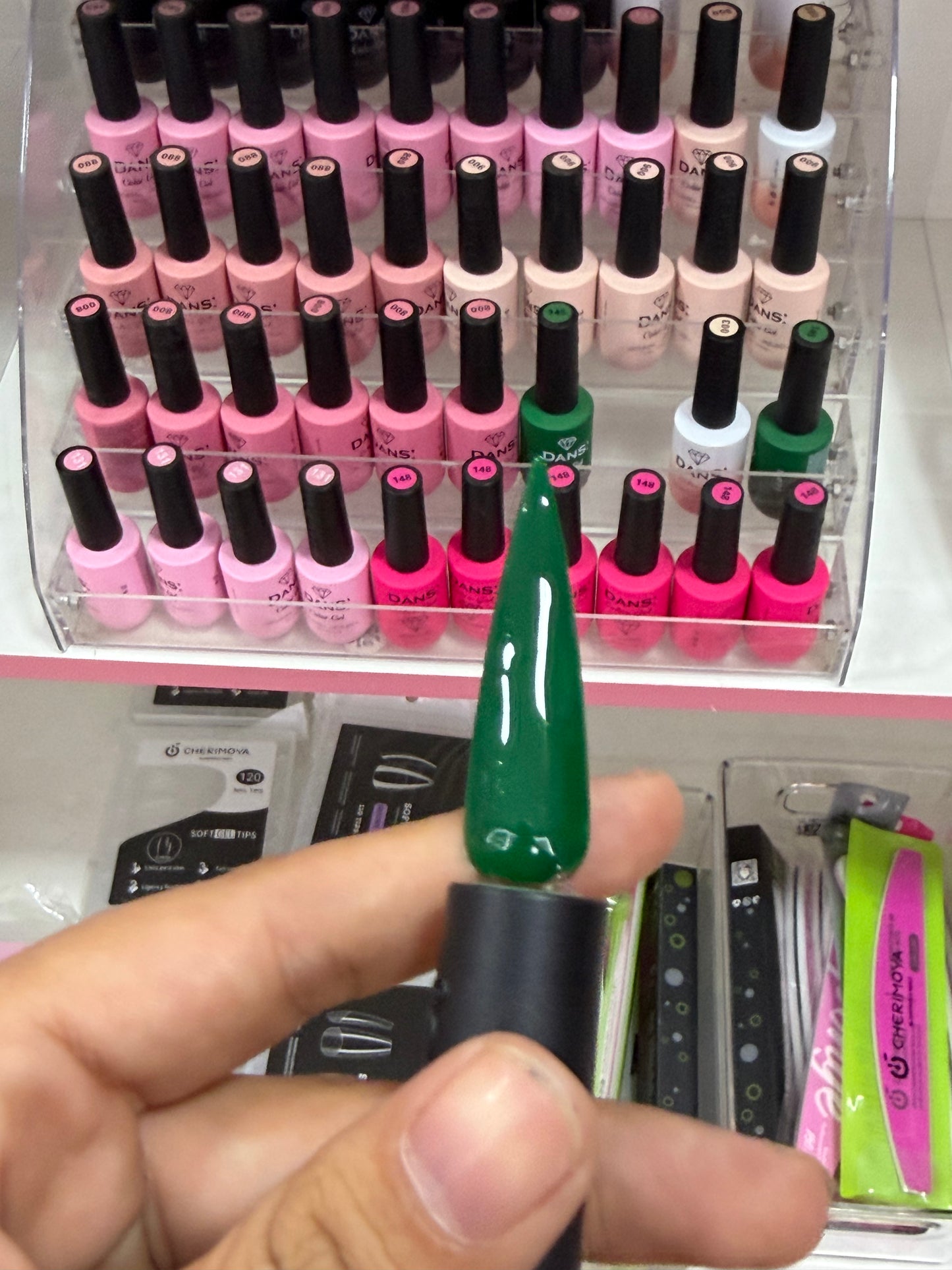 Gel color dans verde