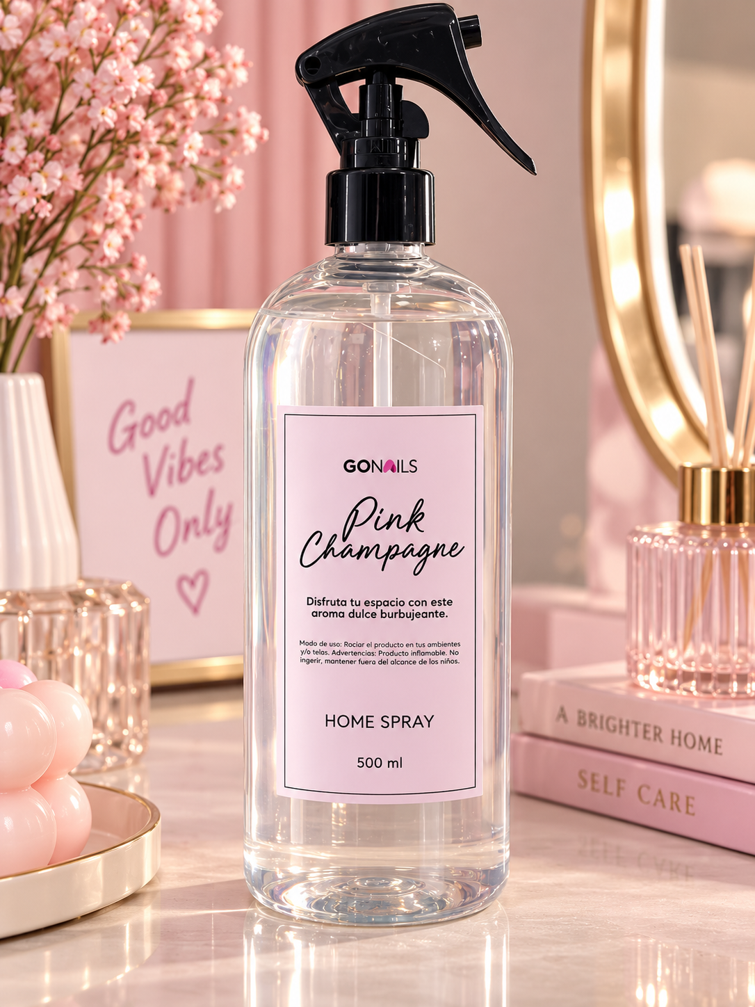 Aromatizante Pink champagne gonails 500ml