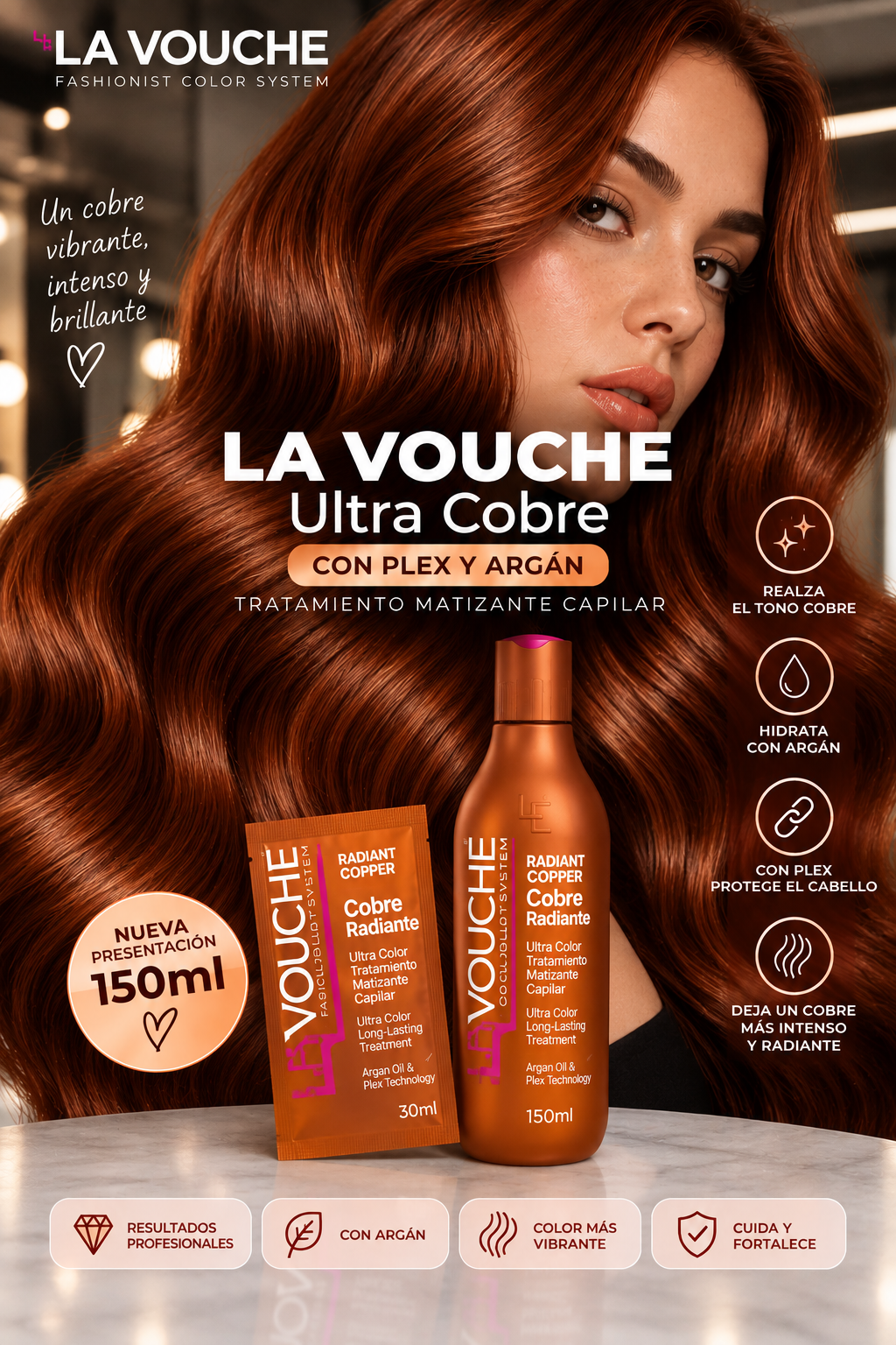 Matizador ultra cobre 150ml-lavouche
