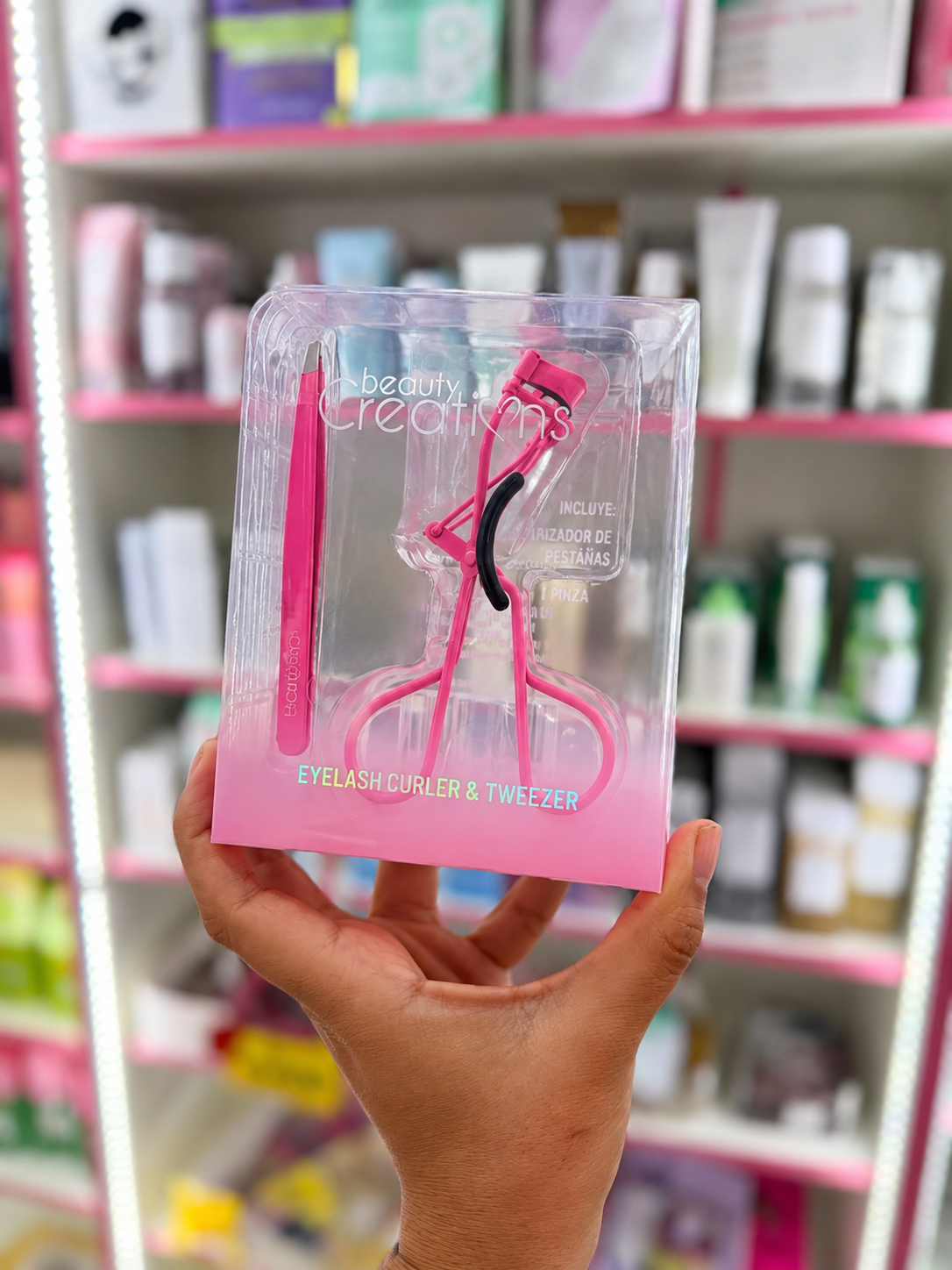 Set beauty creations escrespador + pinza