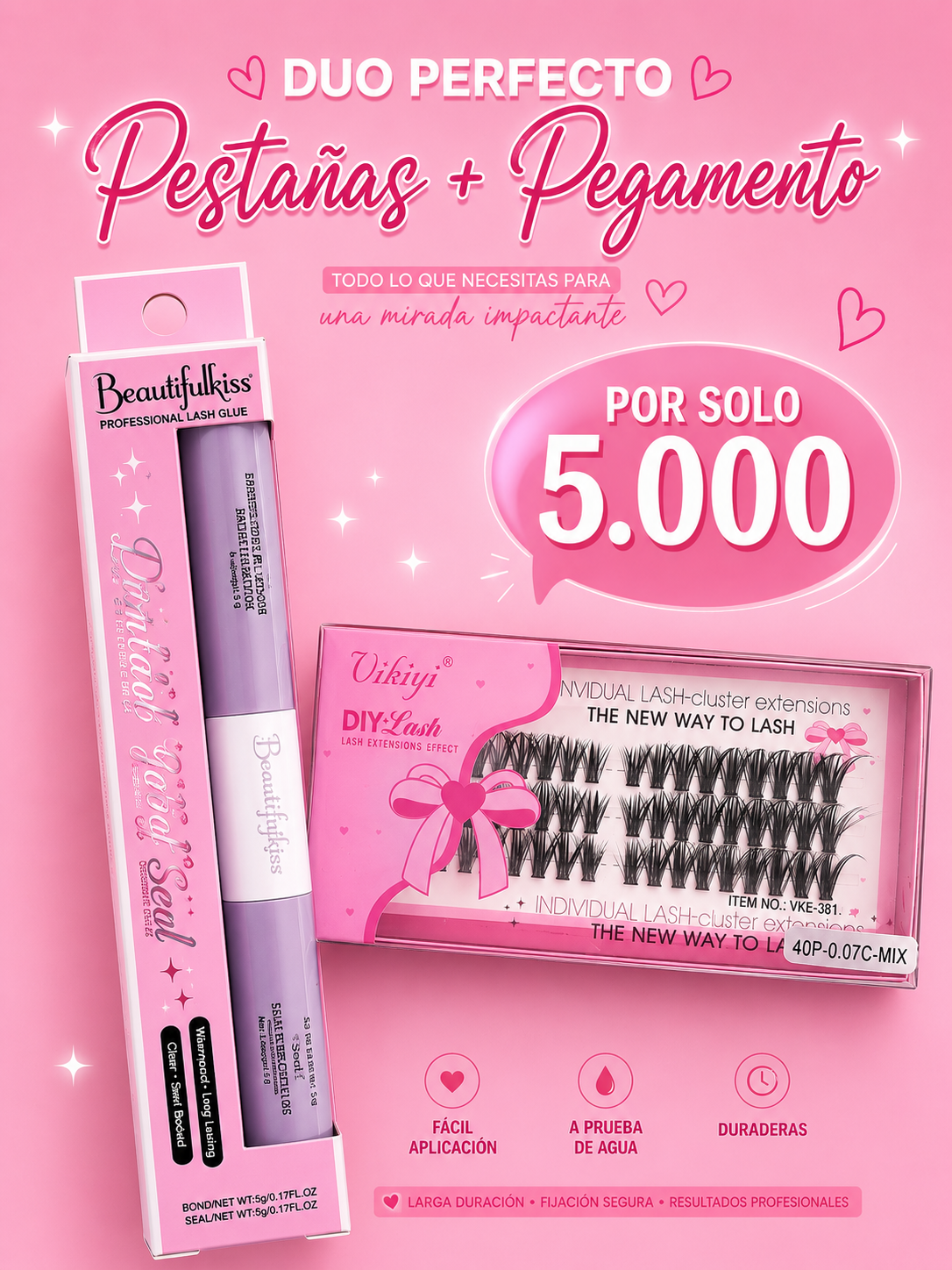 Kit pestañas foxy eye