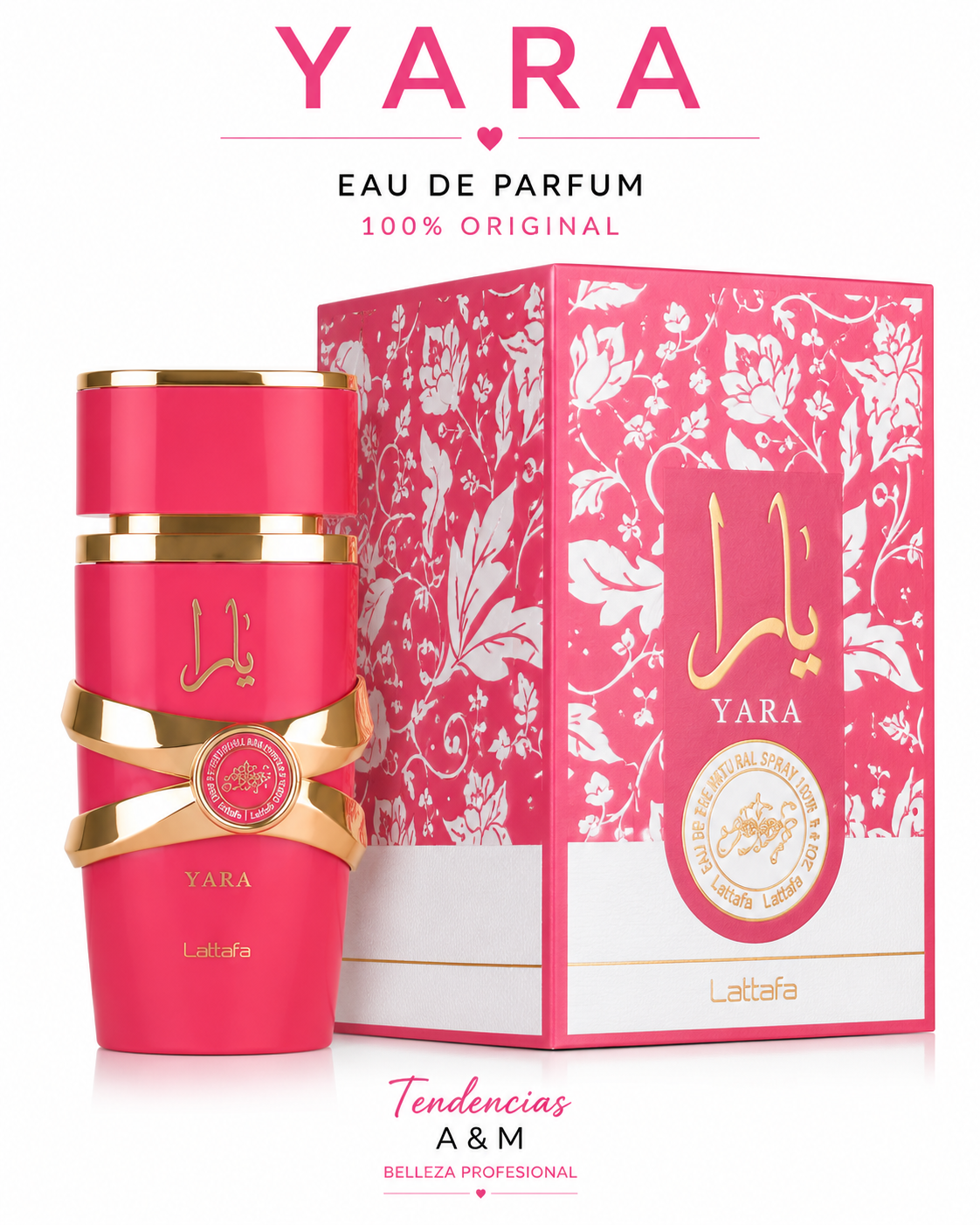 Perfume yara candy 100% original 100ml