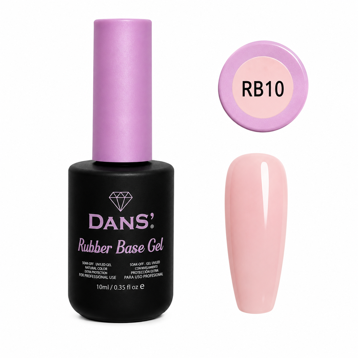 DANS’ Rubber Base Gel RB10- 10ml