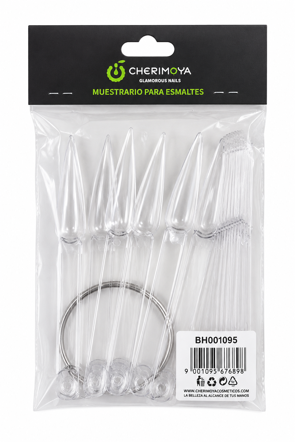 Muestrario para Esmaltes Cherimoya – Set de Uñas Transparente