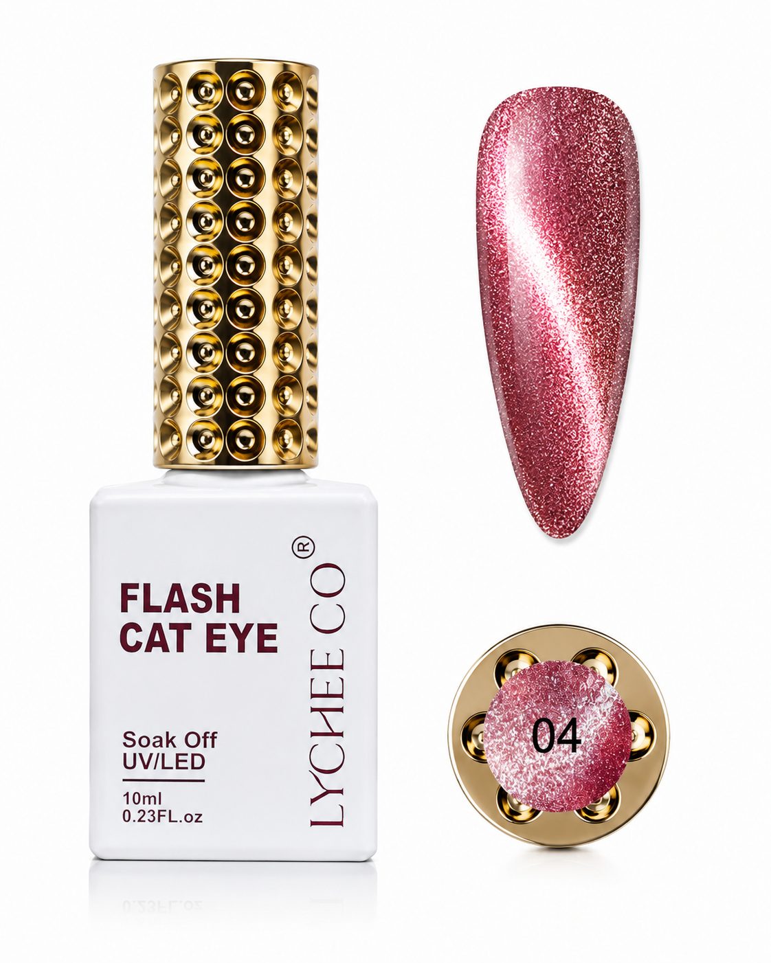 lash Cat Eye LYCHEE CO Tono 04 – Esmalte Gel UV/LED 10 ml