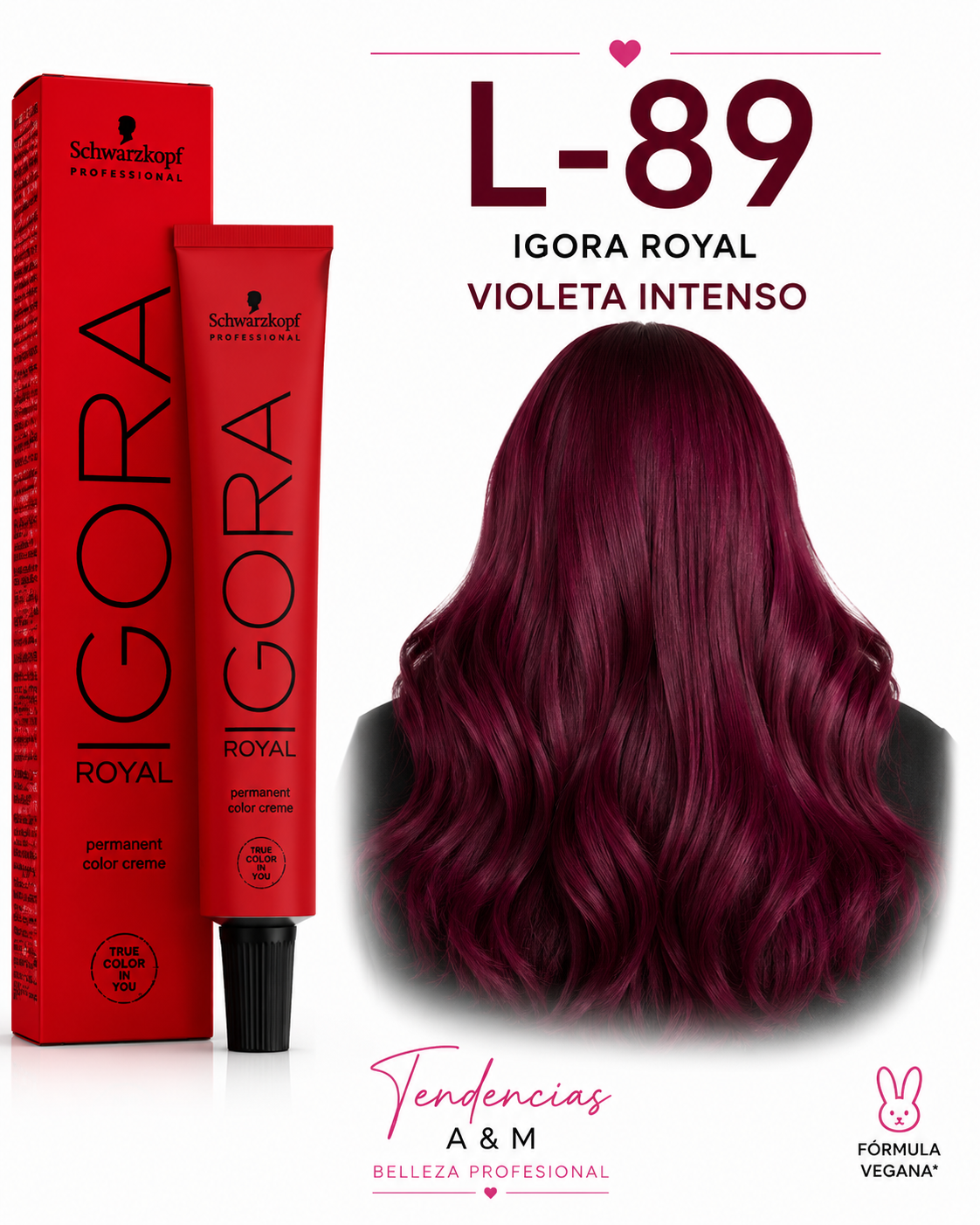 igora royal L-89 rojo violeta