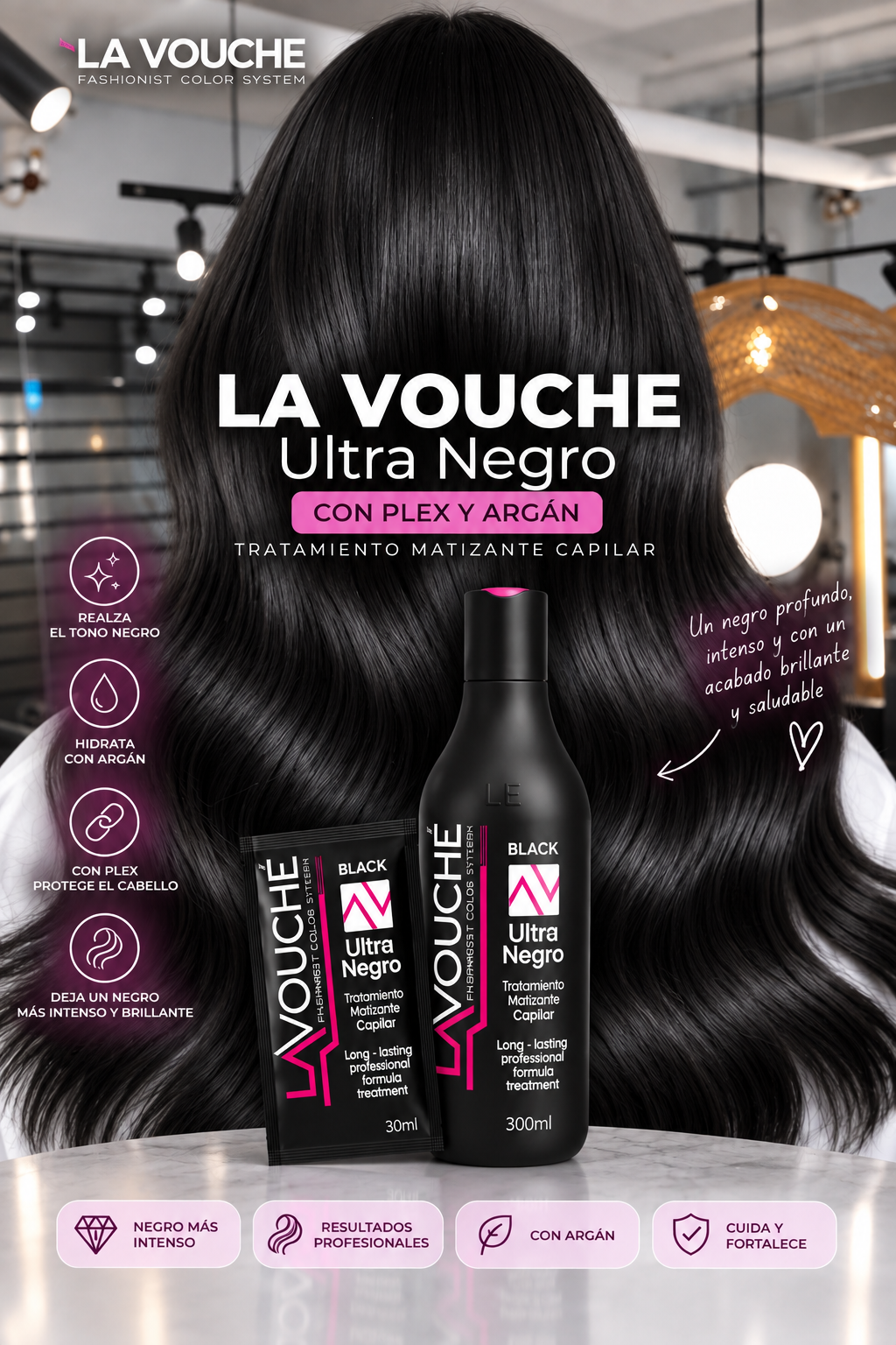 Matizador Ultra Negro 300ml-lavouche