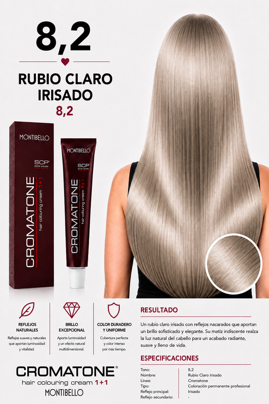 Cromatone Montibello 8.2 Rubio Claro Irisado