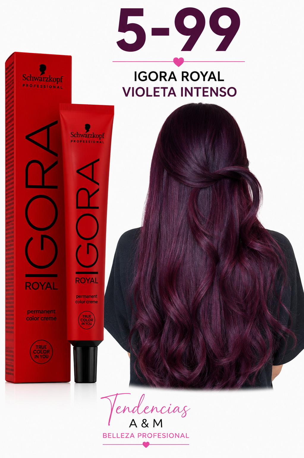 igora royal 5-99 castano claro violeta intenso