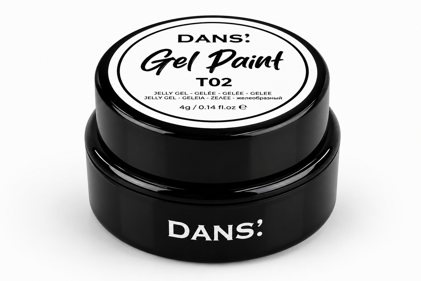 Gel Paint DANS Blanco 4 g – Gel para Nail Art Profesional