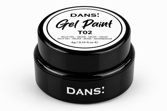 Gel Paint DANS Blanco 4 g – Gel para Nail Art Profesional