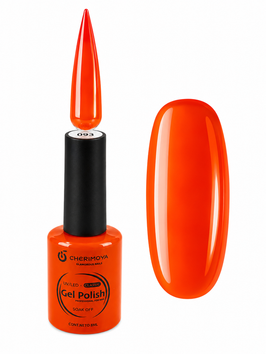 Esmalte Permanente Cherimoya Gel Polish UV/LED Tono 093