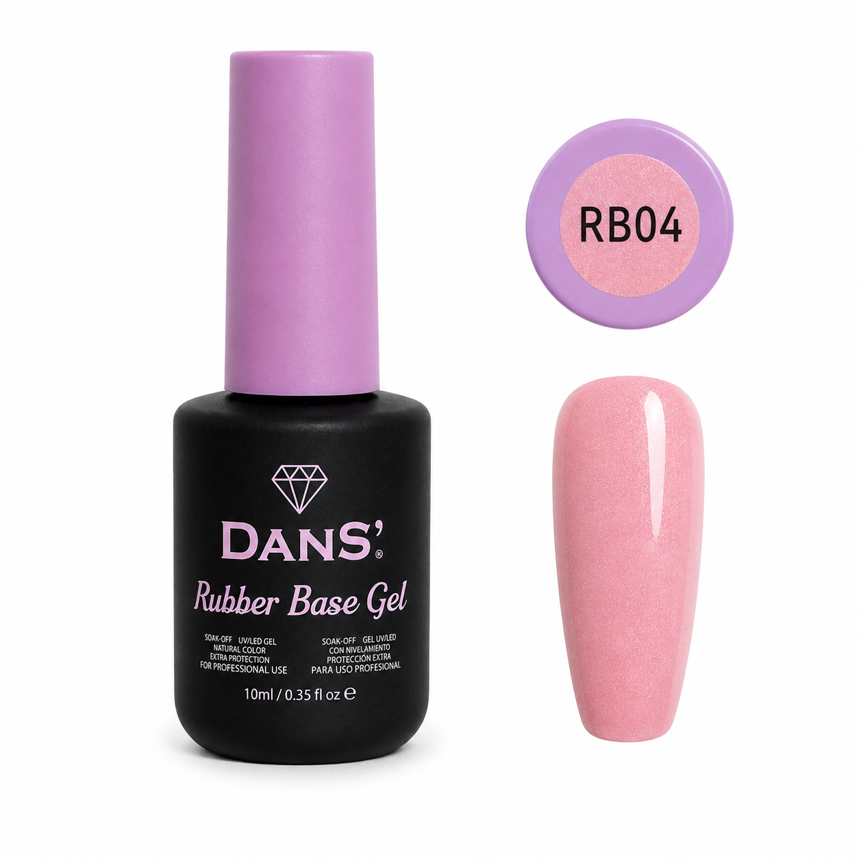 Rubber Base Gel  DANS RB04 – 10 ml