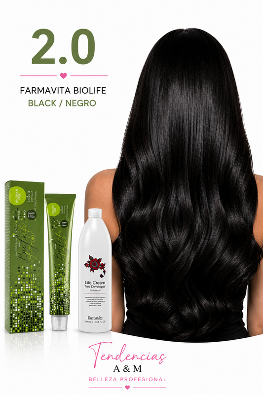 Negro 2.0 tintura sin amoniaco -Farmavita