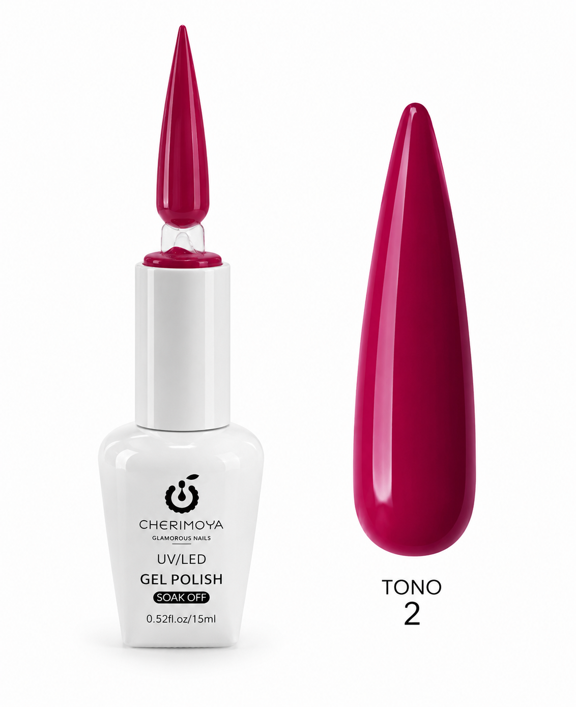 Esmalte Permanente Cherimoya UV/LED Gel Polish Tono 2 – 15 ml