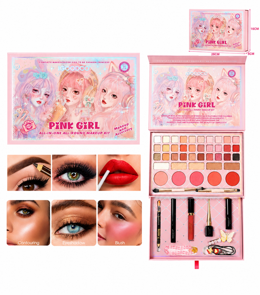 Set de Maquillaje Pink Girl All-In-One