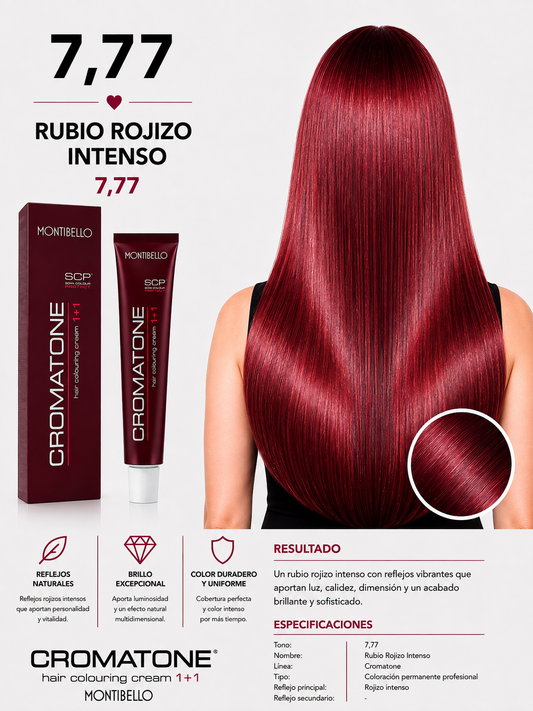 Cromatone Montibello 7.77 Rubio Rojizo Intenso