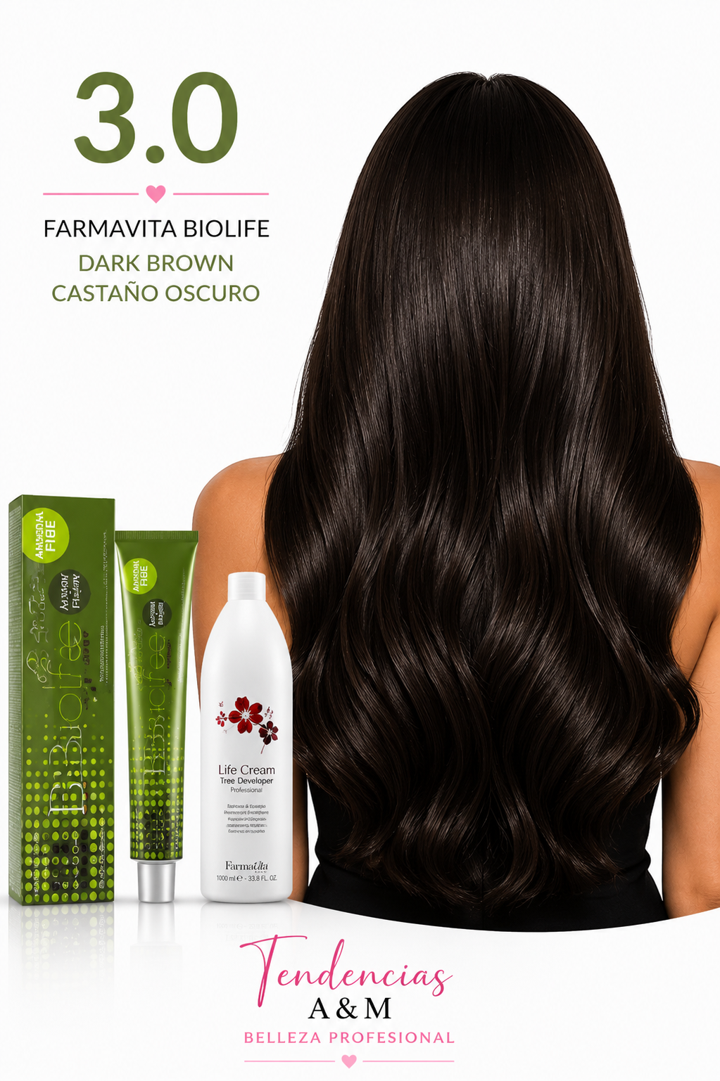 Castano oscuro 3.0 tintura sin amoniaco farmavita