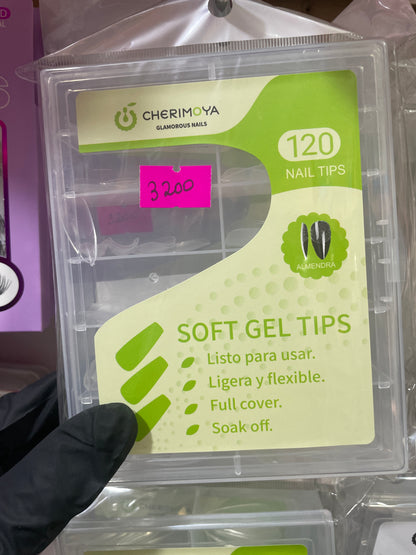 Tips Soft gel almendrados