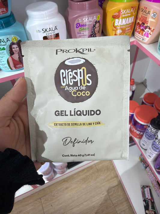 Gel de rizos para definir