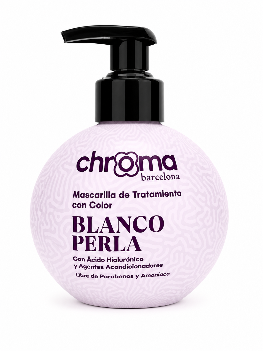 Mascarilla de Tratamiento con Color Chroma Barcelona Blanco Perla