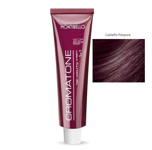 tintura cromatone- 4.8  CASTAÑO PURPURA VIOLETA