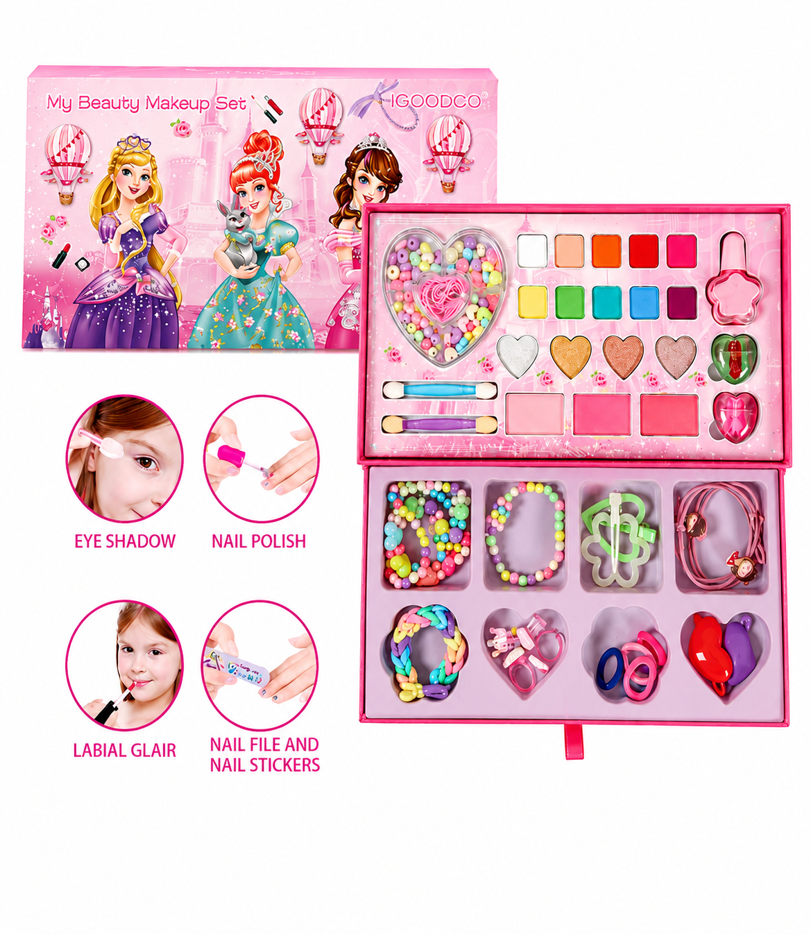 Set de Maquillaje Infantil Princesas