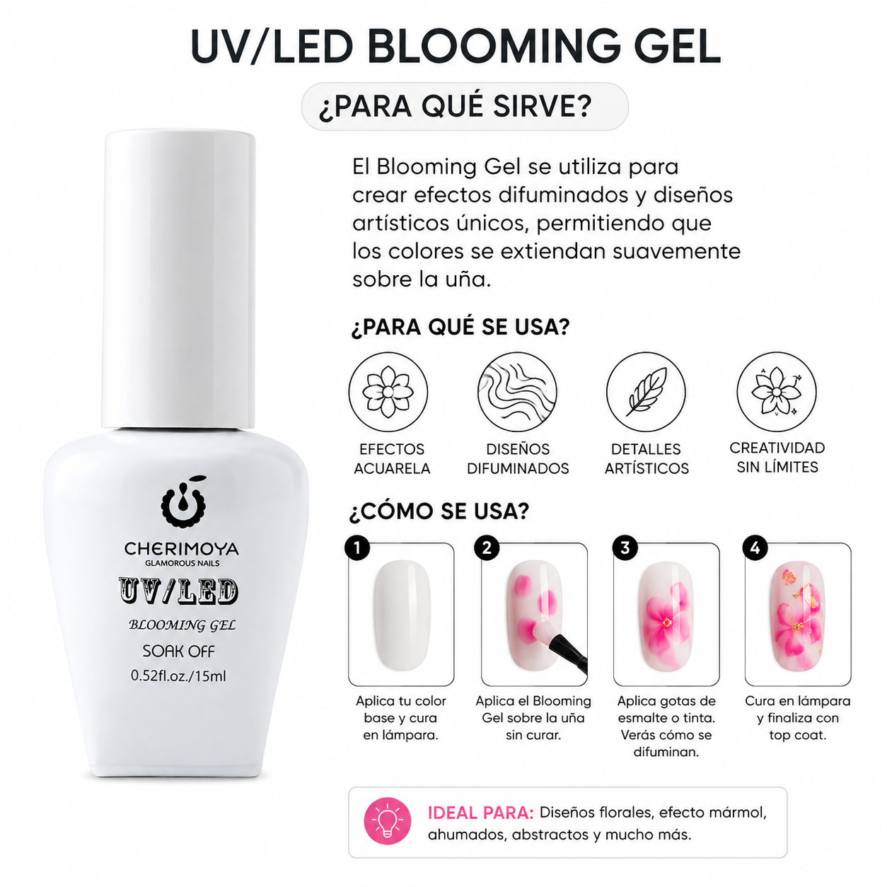 Blooming Gel UV/LED Cherimoya 15 ml