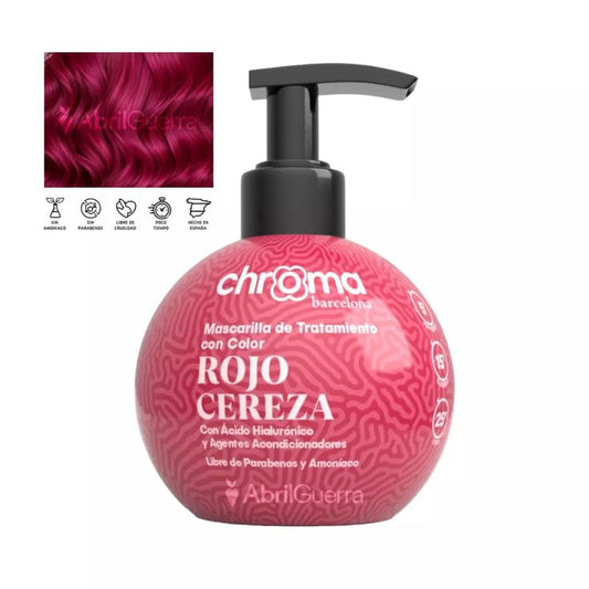 CHROMA BARCELONA - Rojo Cereza - Mascarilla con color - 250m
