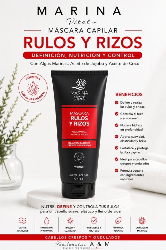 Marina Vital Rulos mascarilla