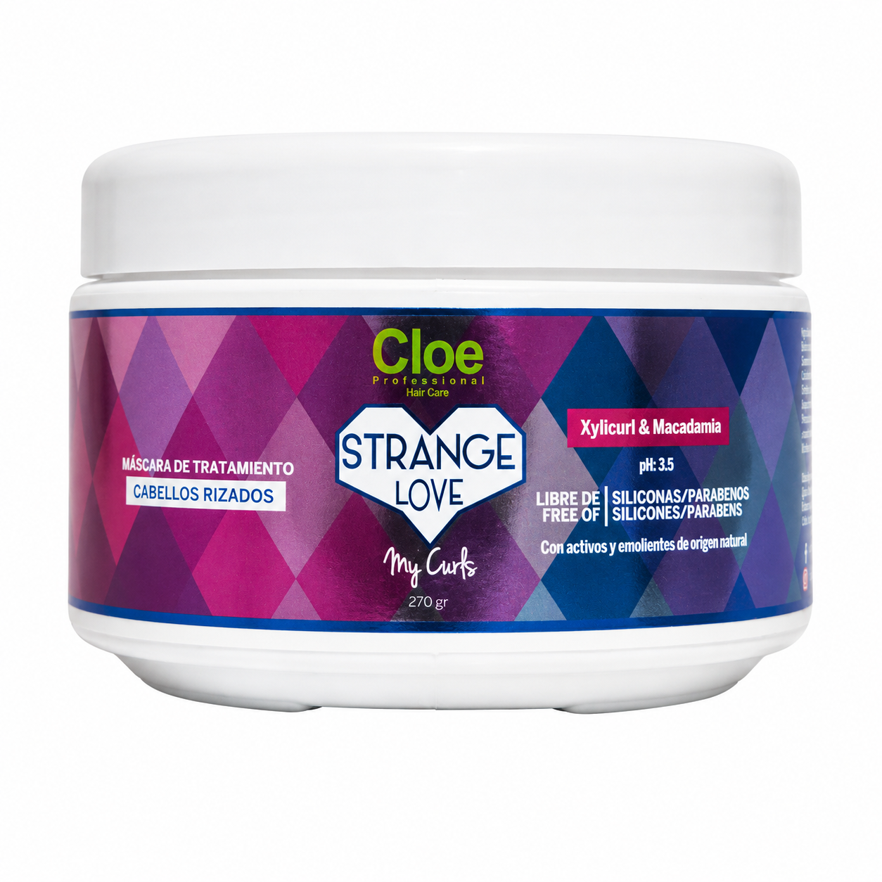 Mascarilla Cloe Strange Love My Curls 270 g | Tratamiento para Cabellos Rizados
