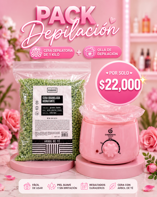 ✨ PACK DEPILACIÓN PROFESIONAL – $22.000 ✨