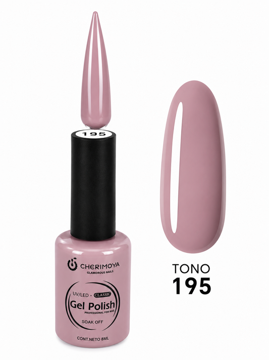 Gel Polish Cherimoya Classic UV/LED Tono 195